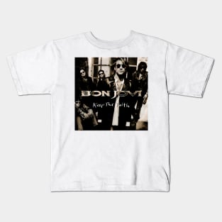 Bon Jovi Keep The Faith #507 Kids T-Shirt